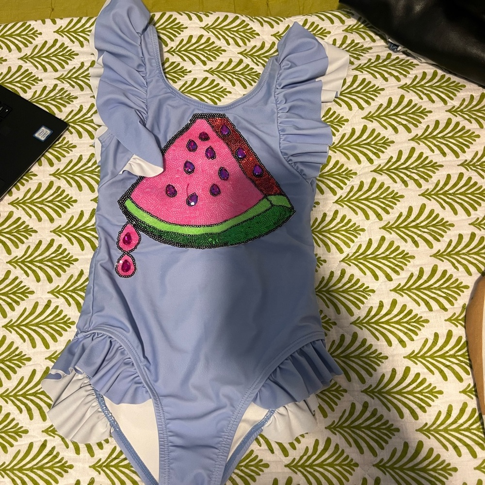 Lola + The Boys Blue Watermelon One Piece